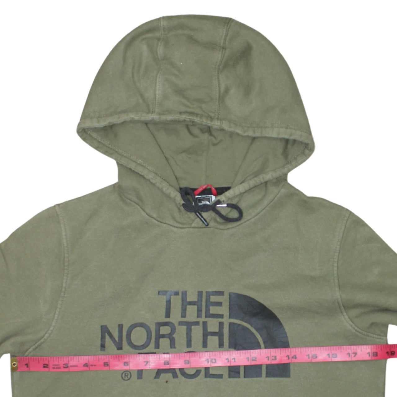 The North Face Womens Green Pullover Hoodie Small Cotton Casual
