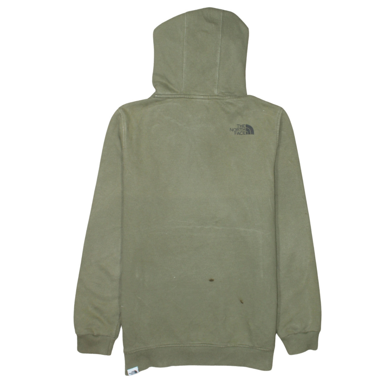 The North Face Womens Green Pullover Hoodie Small Cotton Casual