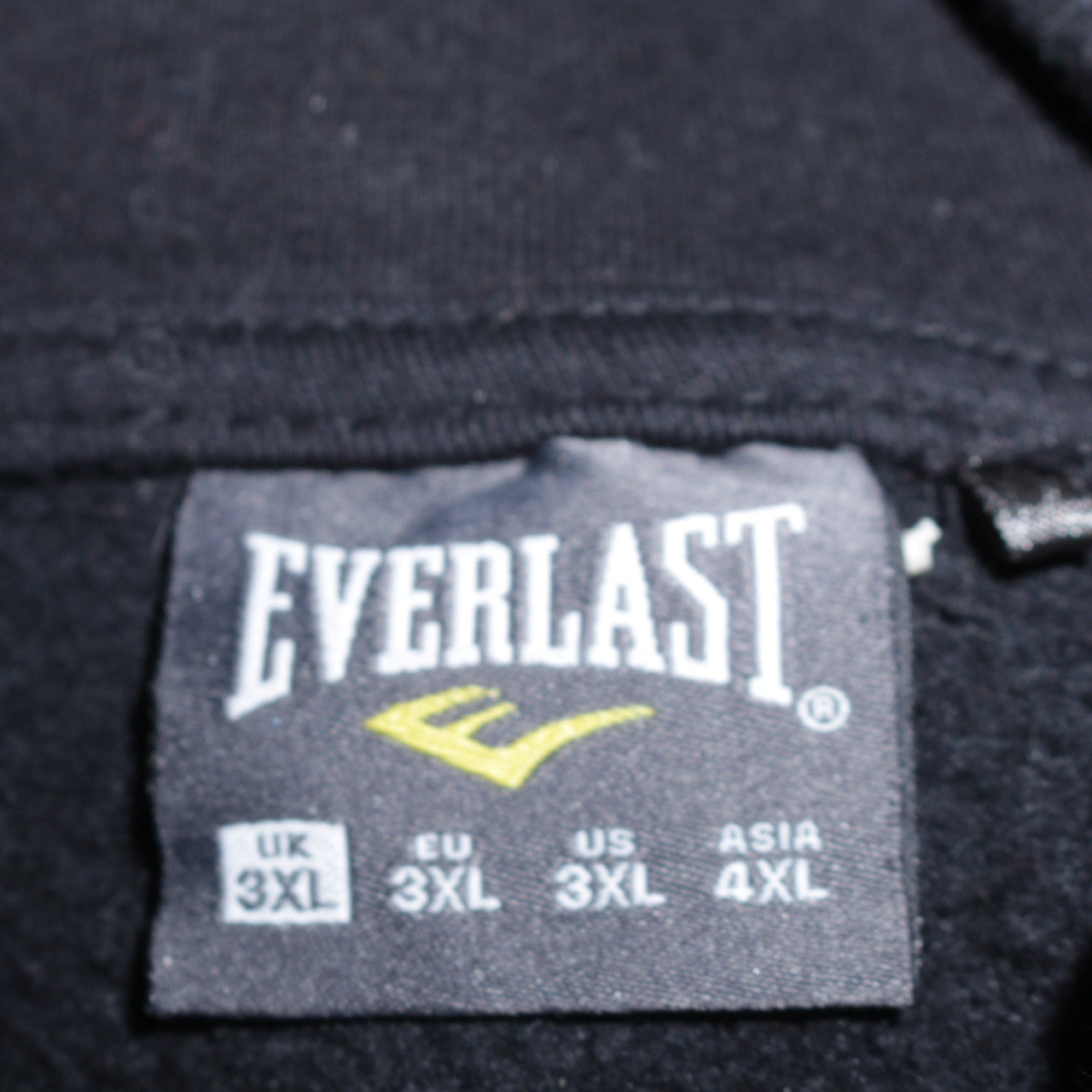 Everlast Men's Black 3XL Pullover Hoodie Fleece Sweatshirt