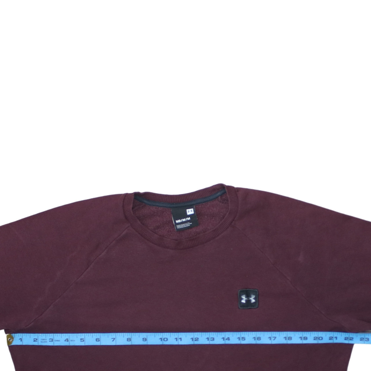 Under Armour Men's Brown Crew Neck Fleece Sweatshirt Medium