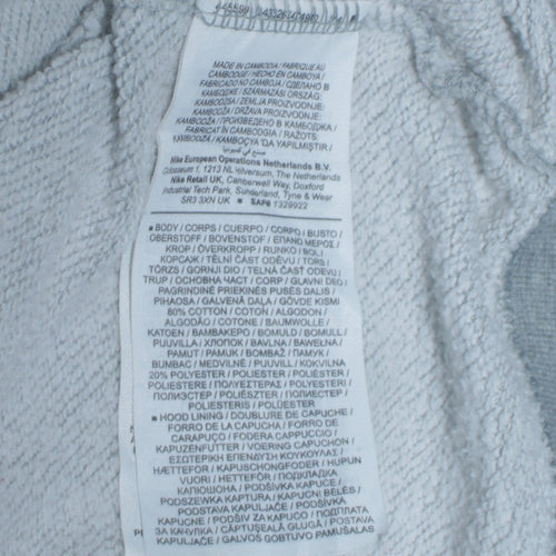 Nike Men's Grey Pullover Hoodie XS Regular Fit Sportswear