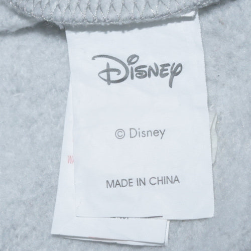 Disney Women Grey Christmas Stitch Sweatshirt Size S