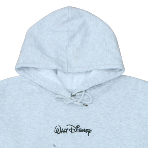 Disney Mickey & Friends Grey Hoodie Women 12-14 Medium Pullover