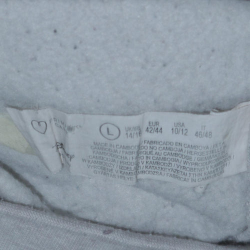 Disney Women Grey Sweatshirt L Lion King Simba Print Pullover