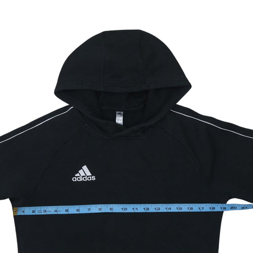 Adidas Men's Black Pullover Hoodie Small Fleece Sportswear