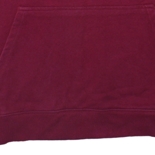 Calvin Klein Jeans Men's Red XS Pullover Hoodie with Logo