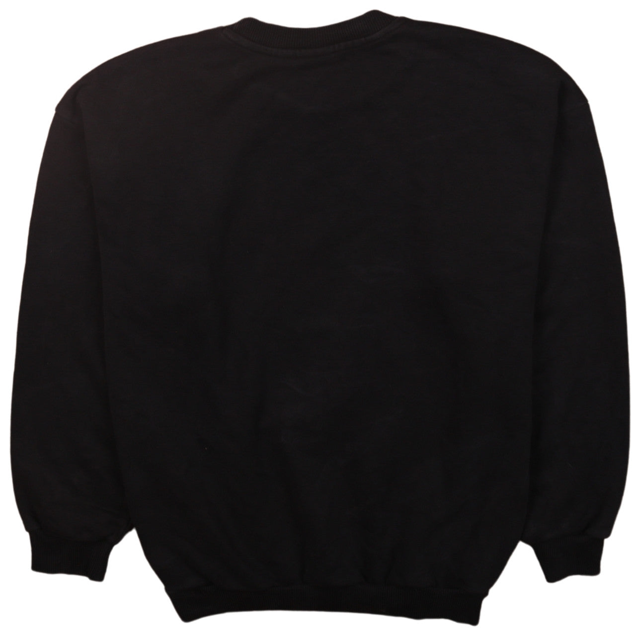 Adidas Womens Black Crew Neck Pullover Sweatshirt UK 6