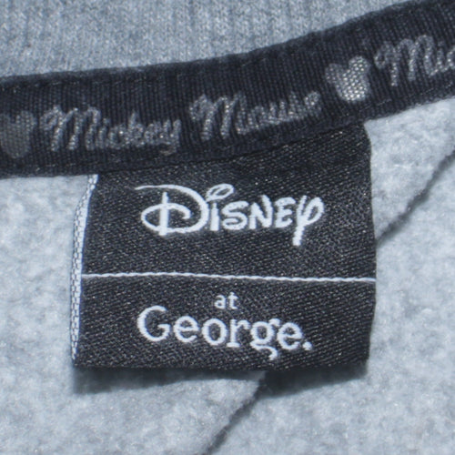 Disney at George Womens Grey Sequin Mickey Mouse Sweatshirt UK 10