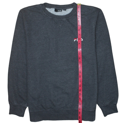 FILA Mens Grey Crew Neck Pullover Sweatshirt Medium