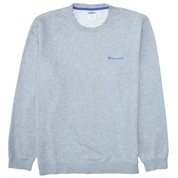 Champion Men's Grey 2XL Crew Neck Pullover Sweatshirt