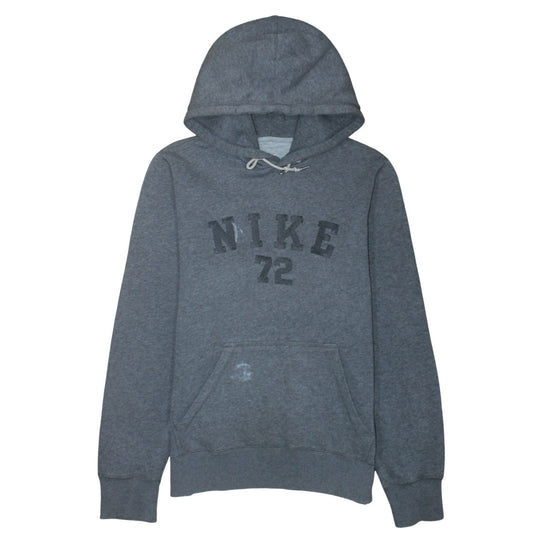 Nike Men's Grey Pullover Hoodie S Fleece Sportswear