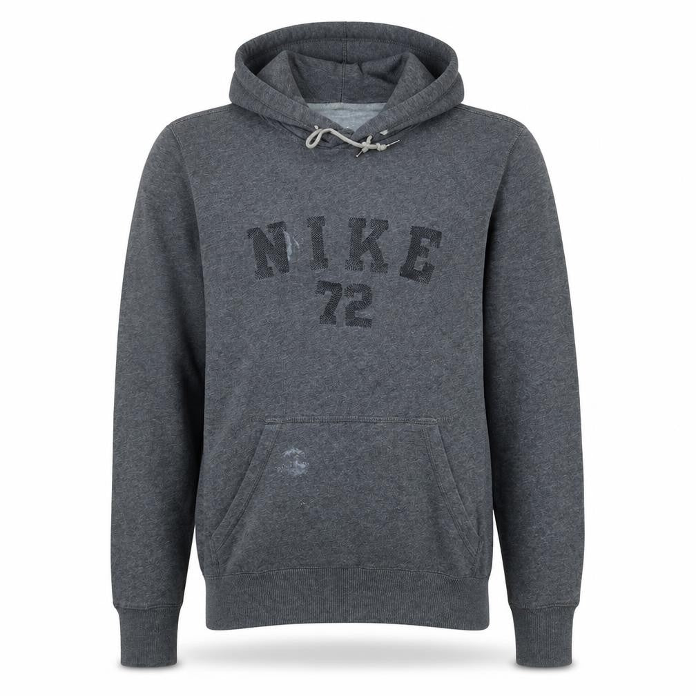 Nike Men's Grey Pullover Hoodie S Fleece Sportswear