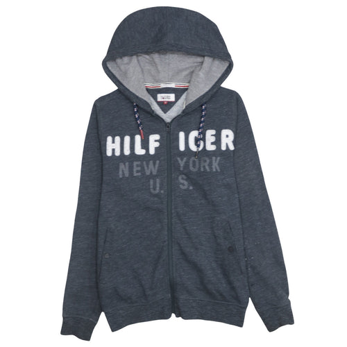 Hilfiger Denim Men's Blue Full Zip Hoodie S Regular Fit