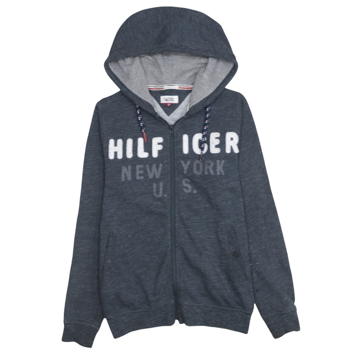 Hilfiger Denim Men's Blue Full Zip Hoodie S Regular Fit