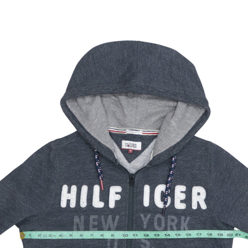 Hilfiger Denim Men's Blue Full Zip Hoodie S Regular Fit