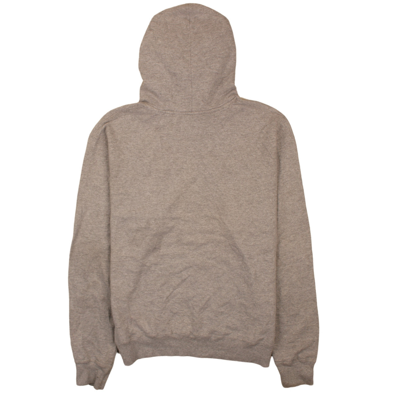 Champion Mens Grey Pullover Hoodie M Embroidered Logo