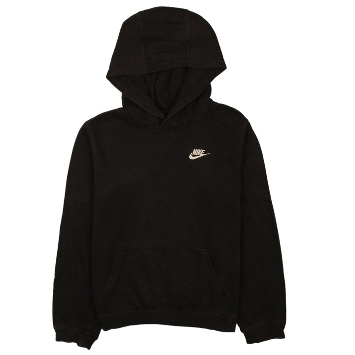 Nike Women Black Pullover Hoodie XL Cotton Logo Casual