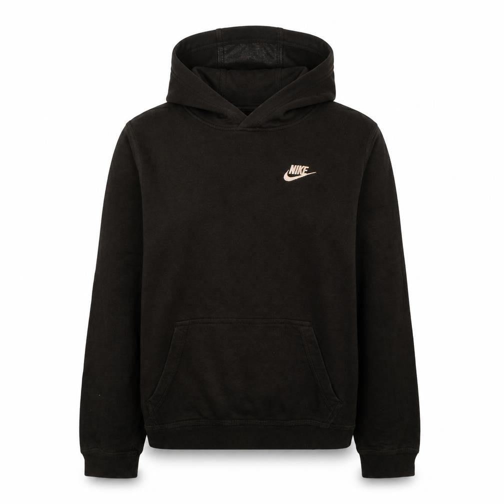 Nike Women Black Pullover Hoodie XL Cotton Logo Casual