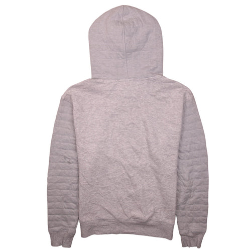 Champion Men's Grey Pullover Hoodie Size S Quilted Sleeve Athletic Style