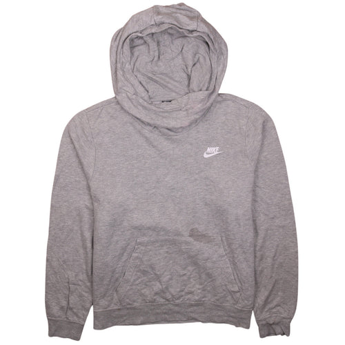Nike Men's Grey Pullover Hoodie Size L Regular Fit Sportswear