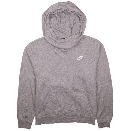 Nike Men's Grey Pullover Hoodie Size L Regular Fit Sportswear