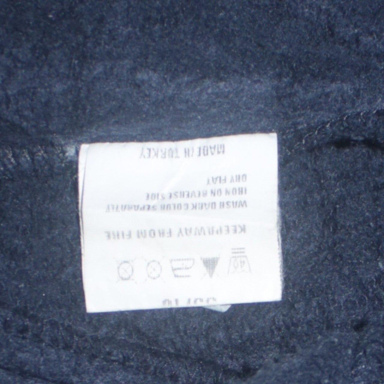 Apricot Womens Navy & White Varsity Full Zip Sweatshirt S/M
