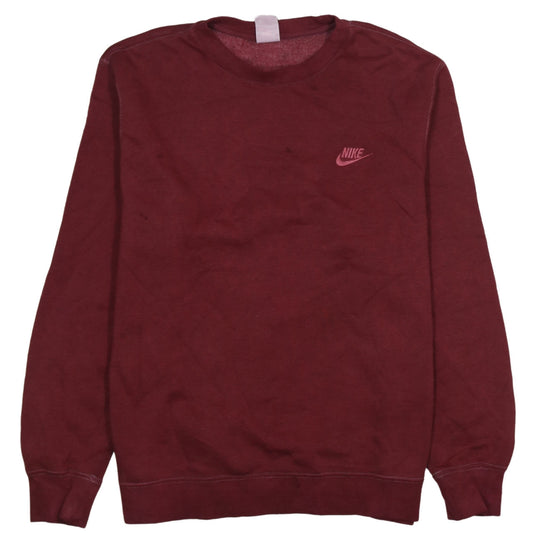 Nike Men's Red Logo Pullover Sweatshirt Size L