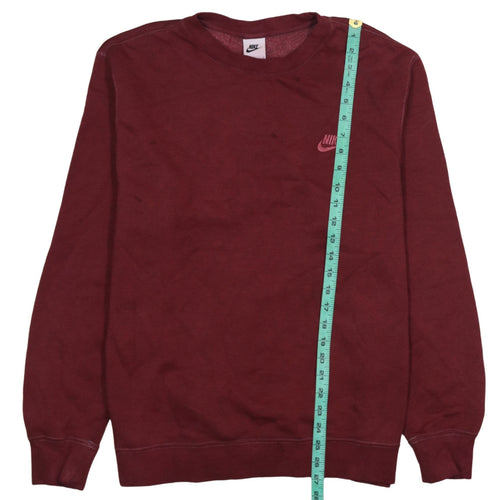 Nike Men's Red Logo Pullover Sweatshirt Size L