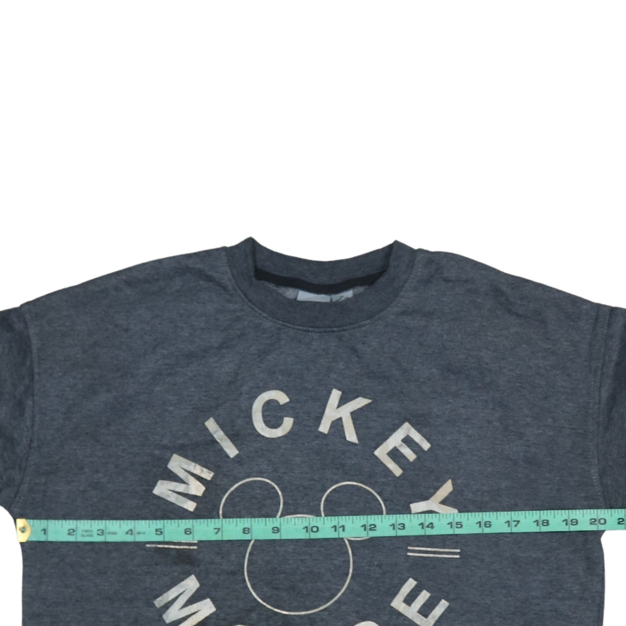 Disney Womens Grey Mickey Mouse Pullover Sweatshirt XS