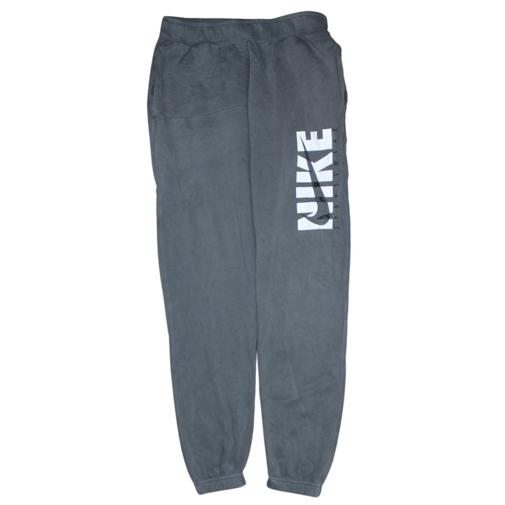 Nike Women's Grey Jogger Sweatpants S Regular Fit Fleece Trousers