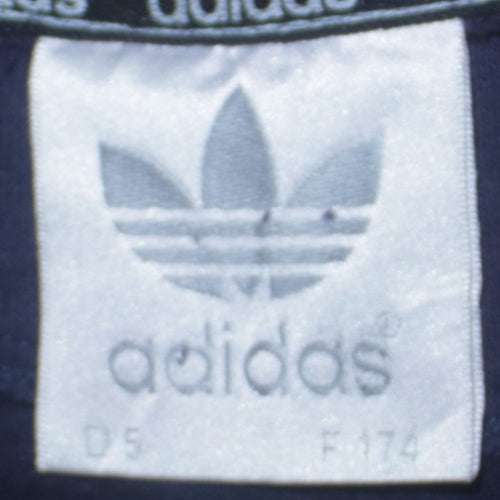 Adidas Men's Blue Crew Neck Embroidered Logo Sweatshirt L