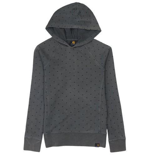 Carhartt Mens Grey Polka Dot Pullover Hoodie XS