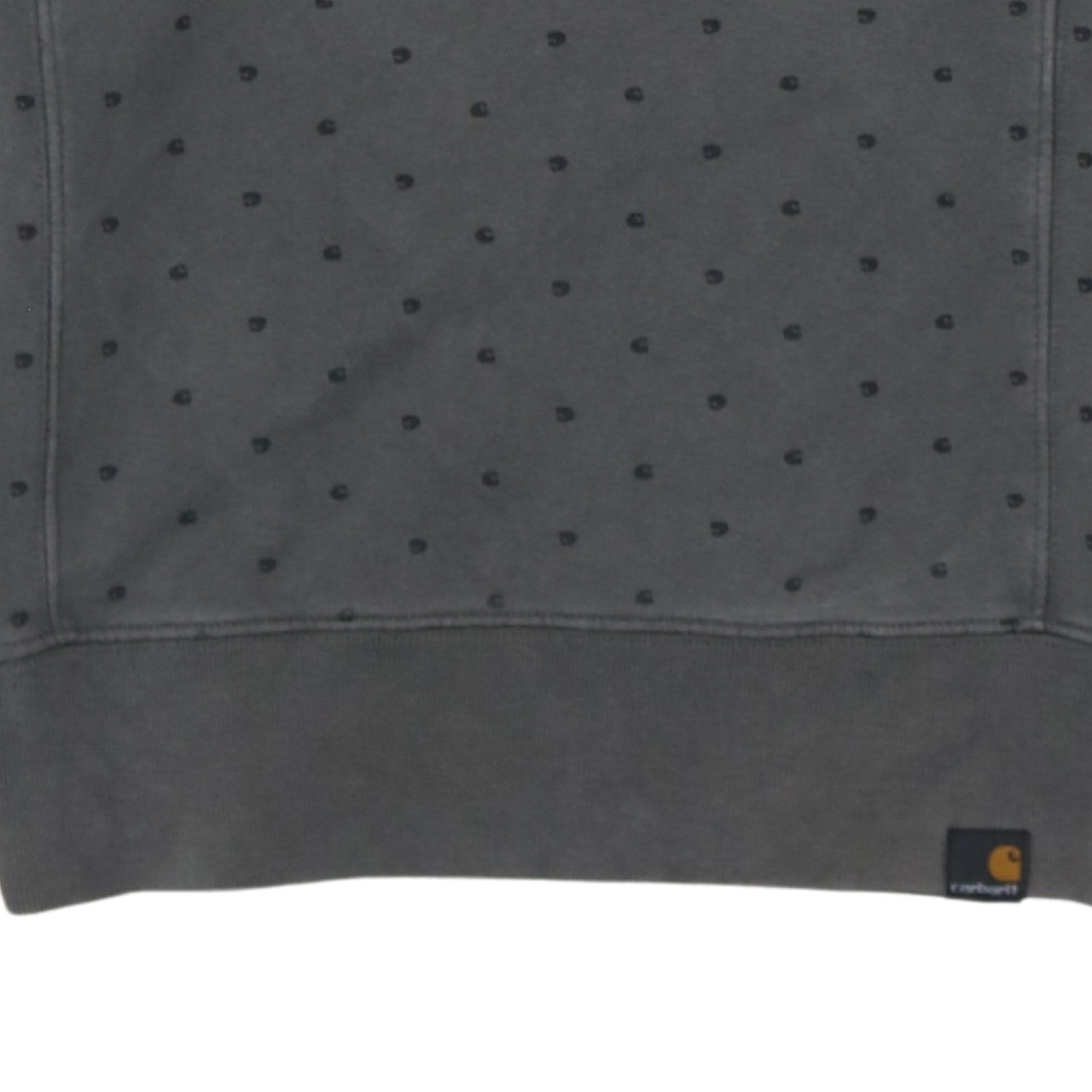 Carhartt Mens Grey Polka Dot Pullover Hoodie XS