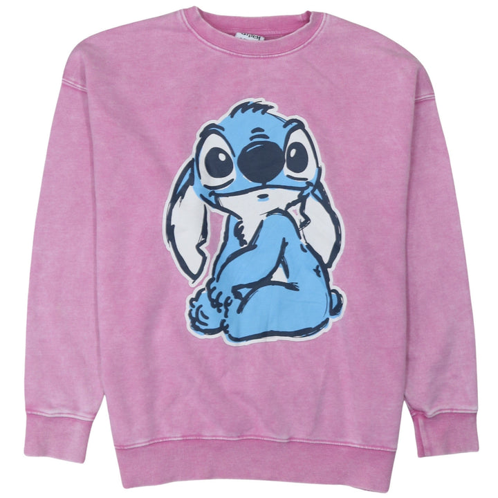 Primark Disney Lilo & Stitch Pink Sweatshirt Women 2XS Pullover