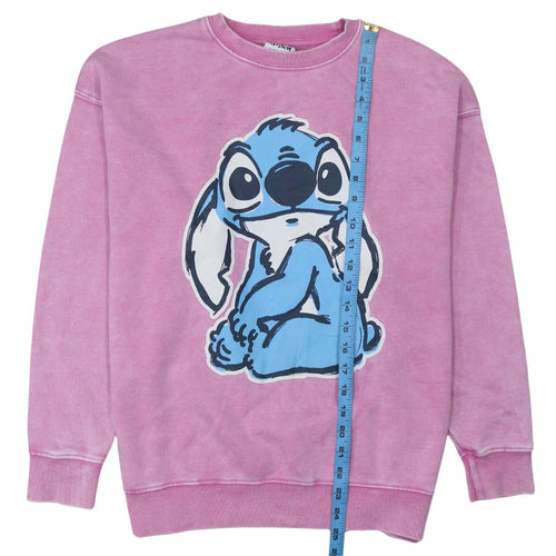 Primark Disney Lilo & Stitch Pink Sweatshirt Women 2XS Pullover