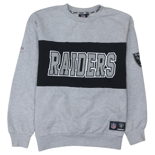 Primark NFL Raiders Grey Men's Pullover Sweatshirt S Regular Fit
