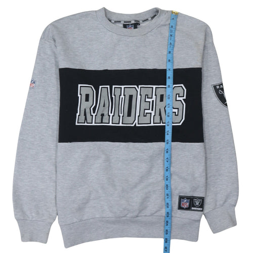 Primark NFL Raiders Grey Men's Pullover Sweatshirt S Regular Fit