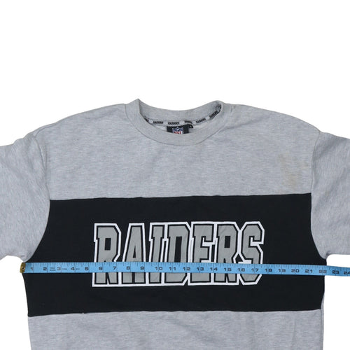 Primark NFL Raiders Grey Men's Pullover Sweatshirt S Regular Fit