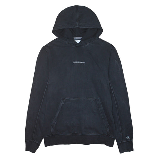 Calvin Klein Jeans Men's Black Pullover Hoodie Size M