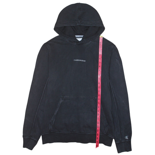 Calvin Klein Jeans Men's Black Pullover Hoodie Size M