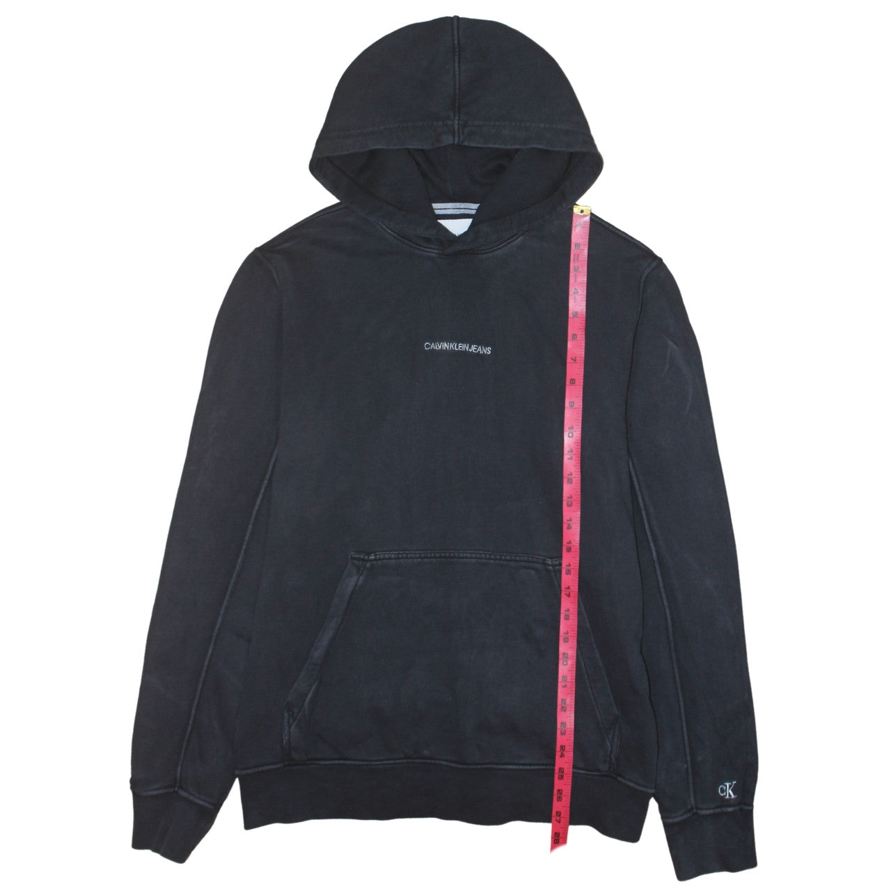 Calvin Klein Jeans Men's Black Pullover Hoodie Size M