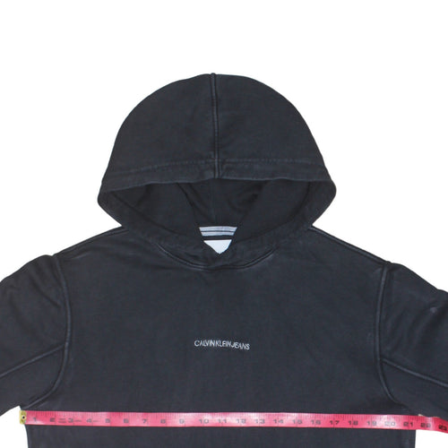 Calvin Klein Jeans Men's Black Pullover Hoodie Size M