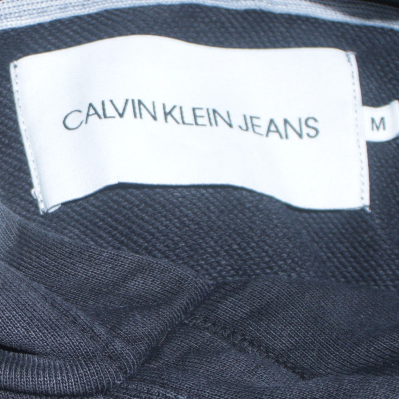 Calvin Klein Jeans Men's Black Pullover Hoodie Size M