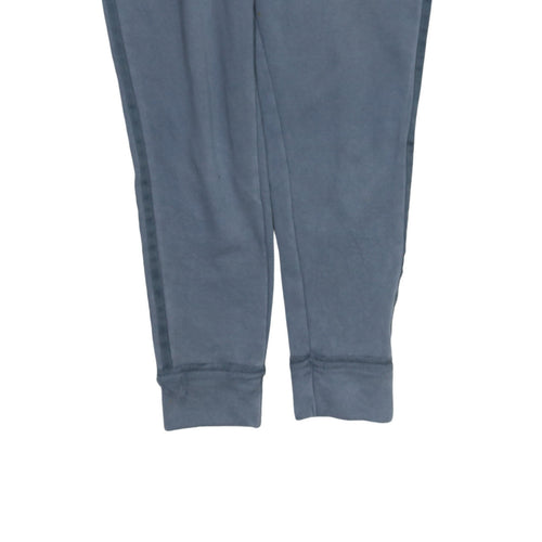Adidas Women Blue Jogger Trousers Size 10 Fleece Slim Fit