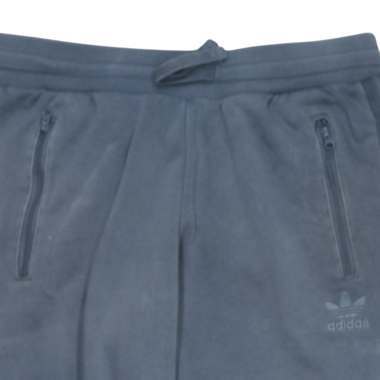 Adidas Women Blue Jogger Trousers Size 10 Fleece Slim Fit