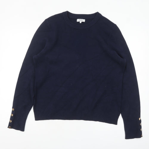 Farhi by Nicole Farhi Women's Navy Blue XL Crew Neck Jumper