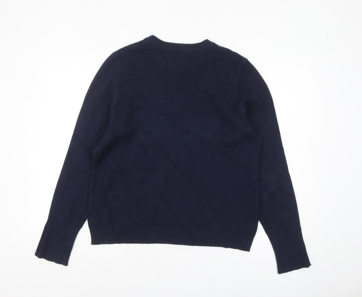 Farhi by Nicole Farhi Women's Navy Blue XL Crew Neck Jumper