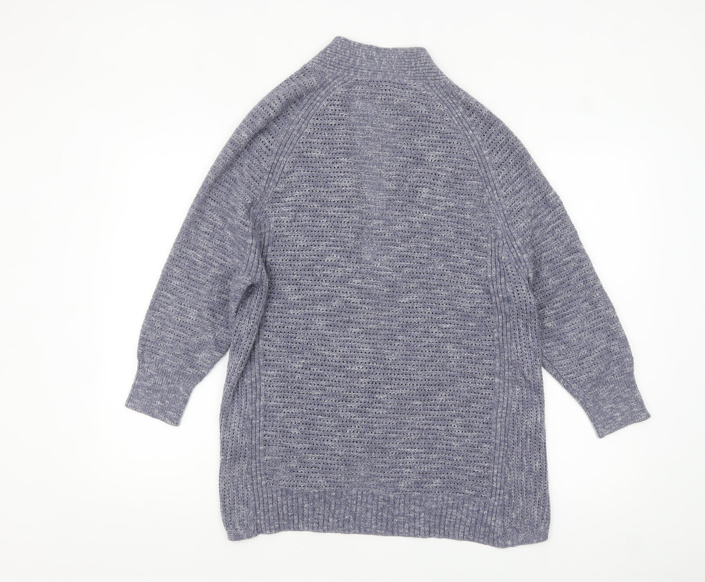 Banana Republic Women’s Grey Open-Knit Cotton Cardigan M