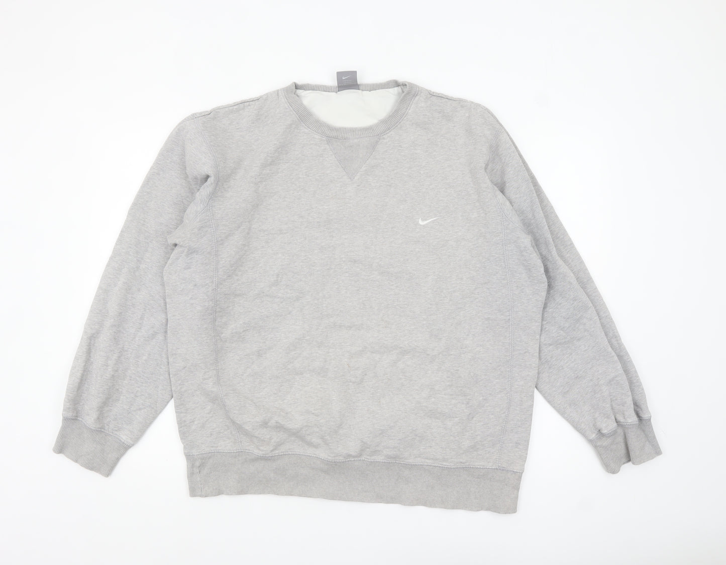 Nike Men's Grey XL Crew Neck Pullover Sweatshirt
