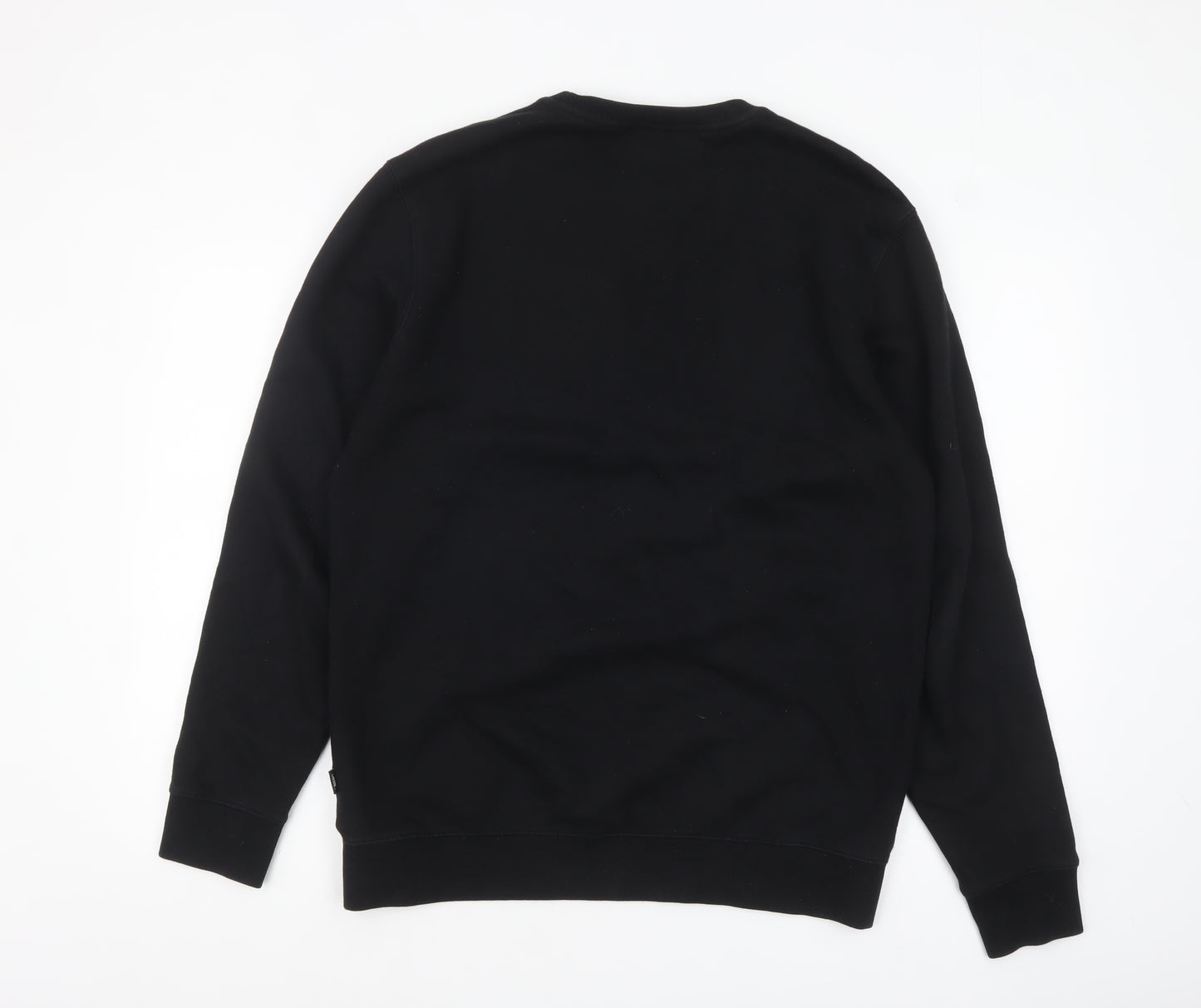 Vans Men's Black Logo Crew Neck Sweatshirt Medium
